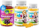 - Oui. MORITZ Vitamine C Gummies and Elderberry Gummies for Kids and Adults - Soutien immunitaire à faible teneur en sucre Vitamines gommy à croquer pour les tout-petits - Supplément alimentaire pour enfants sans gélatine végétarienne