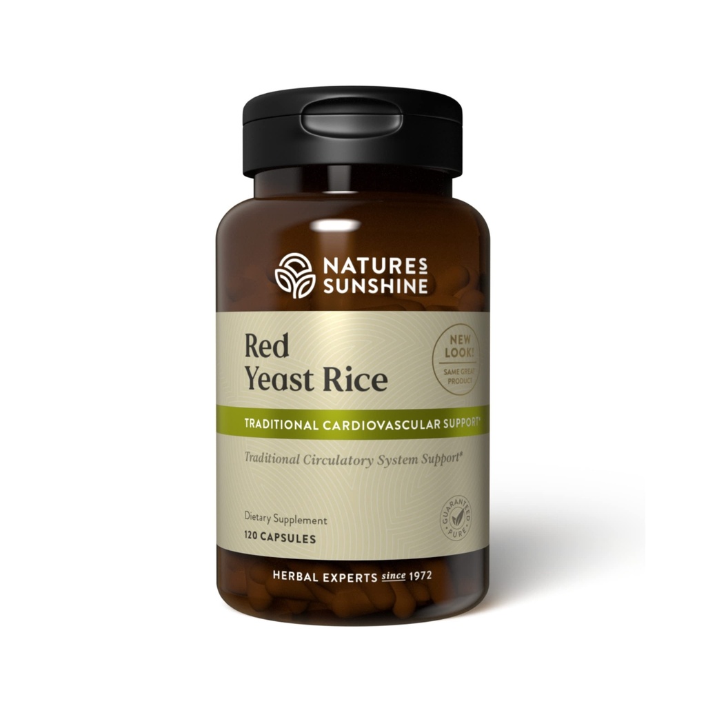 Le riz de levure rouge de la nature, 120 capsules, Kosher