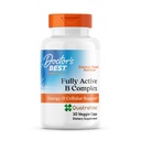 Médecins Meilleur complexe entièrement actif B, énergie et soutien cellulaire, non-OGM, sans gluten, sans soja, végétalien 30 capsules de légumes