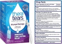 TheraTears Sec Eye Therapy Lubrifiant gouttes oculaires pour les yeux secs, Preservative Free gouttes oculaires, 30 Viales à usage unique (3 Pack)