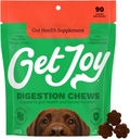 Get Joy Digestion Chews, Gut Health Supplement for Dogs, Vet Recommended Soft Daily Digestive Health & Immune Support avec Prébiotiques, Probiotiques et Postbiotiques, Fabriqué aux États-Unis, 90 Compte