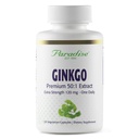 Extrait de Ginkgo Biloba, Super Potent, Ultra Pure, Vegan, Non OGM, Sans gluten, 120 Capsules végétariennes