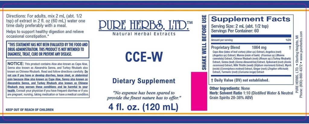 Pure Herbs, Ltd. CCE-W (4 oz.)