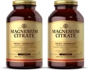 Citrate de magnésium de Solgar - 120 comprimés, paquet de 2 - Supporte la fonction nerve et musculaire - hautement absorbant - Non-OGM, végétalien, sans gluten, casher - 120 Total des services