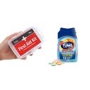 DMI 76-Piece Trousse de premiers soins et TUMS 12 Compte Smoothies Extra Strength 750mg Calcium Carbonate Antacid Tablettes à mâcher