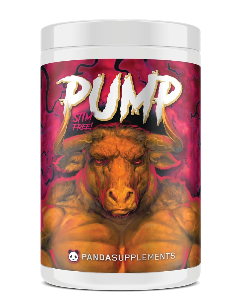 Underground Bio Labs Panda Supps Pompe: Pré-entraînement sans stimulant, formule sans lump w/10G L-Citrulline Malate, Alpha GPC, Lions Mane, CognatiQTM, AmentoPumpTM 40 Scoops (Sweet Black Cherry)