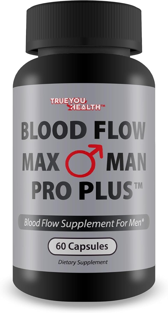 Flux sanguin Max Man Pro Plus - Notre meilleur supplément de flux sanguin pour hommes - Soins du flux sanguin pour hommes - Soutien du flux sanguin sain - Supplément de flux sanguin avancé Capsules de poudre Meilleur flux sanguin