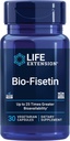Prolongation de vie Bio-Fistétine, Fisetin, galactomannans de graines de fénugreek, Santé cellulaire, Santé cognitive, Longévité, Sans gluten, Végétarien, Non-OGM, 30 Capsules végétariennes
