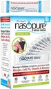 Lavabo nasal nasal nasal, Kit de recharge, Kit de lavage sinusal nasal Nicer Neti Pot, Confortable rinçage nasal 40 sachets de sel (3,75 grammes chacun), Congestion nasale, froid, grippe, allergie, système d'irrigation nasale, lavage