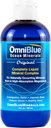 OmniBlue Ocean Minerals - 70+ Trace Minerals & Liquide Magnésium - Potassium, Chlorure- Faible sodium - Support naturel pour le sommeil, la digestion, la régularité, l'hydratation et l'équilibre électrolytique (8 oz)