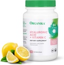 Organika Supplément à l'acide hyaluronique avec vitamine C (90 capsules végétales): Symbiotique Joint Wellness, Collagen, & Skin Hydratation Powerhouse - Suppléments à l'acide hyaluronique amélioré pour la mobilité et la beauté