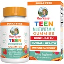 MaryRuth's Multivitamin Gummies for Teens | Vitamin D3, A, C, E, B6, B12, Zinc, Iodine, Biotin | Immunity | Tissue, Vision, & Skin Health | Vegan | Non-GMO | Sugar Free | Gluten Free | 60 Count