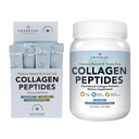 AMANDEAN Collagen Peptides Bundle. 1kg & Stick Packs. Protéines avec 18 acides aminés pour une peau saine, cheveux, ongles. Facile à mélanger, non aromatisé, non OGM