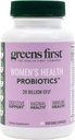 Verts Premières femmes Probiotiques pour la santé - Probiotique pour l'équilibre du pH - 20 milliards UFC - Soutien à la santé digestive, immunitaire et vaginale Non-OGM/Gluten-Free/Dairy-Free/Soy-Free (30 capsules végétales)