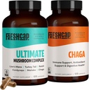 Mélange antioxydant de champignons frais (Gélules de Chaga et capsules complexes de champignons ultimes)