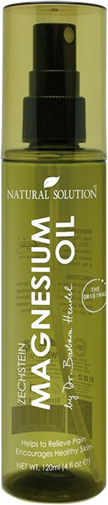 Solution naturelle Pure Zechstein Magnésium Spray à l'huile, ultra-pure et efficace, Natural Relief & Sleep Support – 4 Oz, spray Magnésium à absorption rapide pour le muscle, le stress et mieux dormir