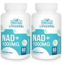 Supplément NAD+ liposomale 1000 mg de NAD le plus élevé Pontecy de NAD Max Absorption de NAD pur Supplément d'énergie et d'ADN, Vieillissement Défense, Cerveau Fonction de 120 Softgels