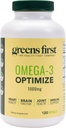 Greens Premier Omega-3 Optimiser le supplément quotidien – Ultra-pur, huile marine potente - pour la santé du coeur, du cerveau et des articulations - Élevé EPA/DHA - Soutien immunitaire - 850mg (120 Softgels)