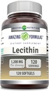 Formules étonnantes Lécithine 1200 mg softgels Supplement.