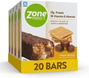 ZonePerfect Protein Bars, 13g Protein, 16 Vitamines et Minéraux, Protein Snack, Fudge Graham, 20 Bars