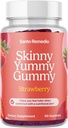 Santo Remedio, Entalla, Skinny Yummy Gummy, Supplément nutritionnel, Fibre de Gummy pour le soutien de la Gut Digestive, 60 Fibres et Gummées Prébiotiques, Fraise Flavor, 30 portions