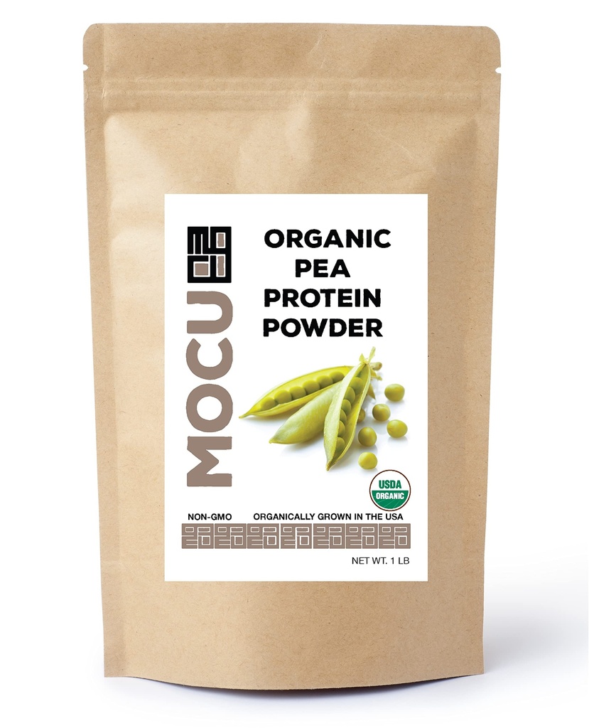 Protéine de pois biologique américaine certifiée I 80% I Lot testé pour les métaux lourds I 1 LBS I emballé quotidiennement