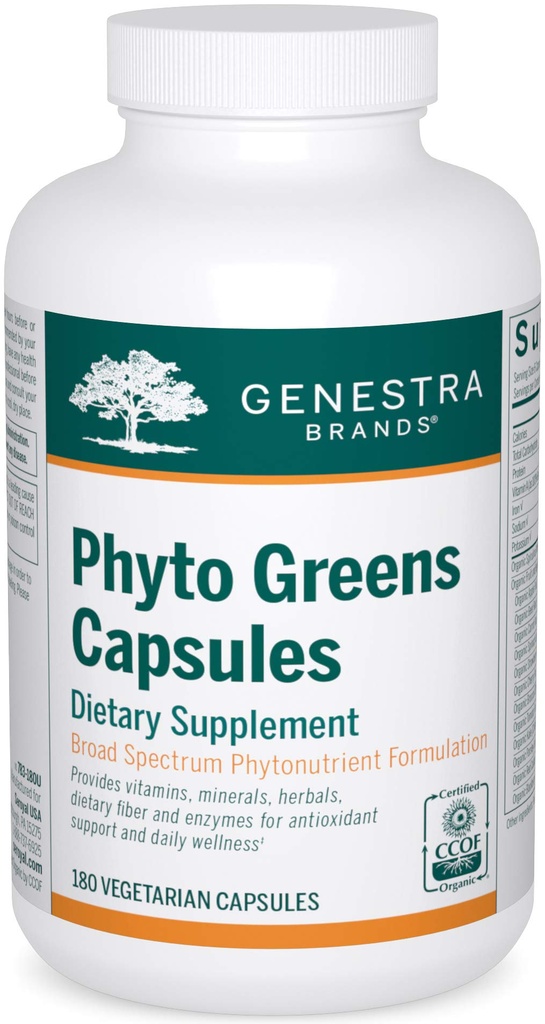 Genestra Marques Capsules de Phyto Greens
