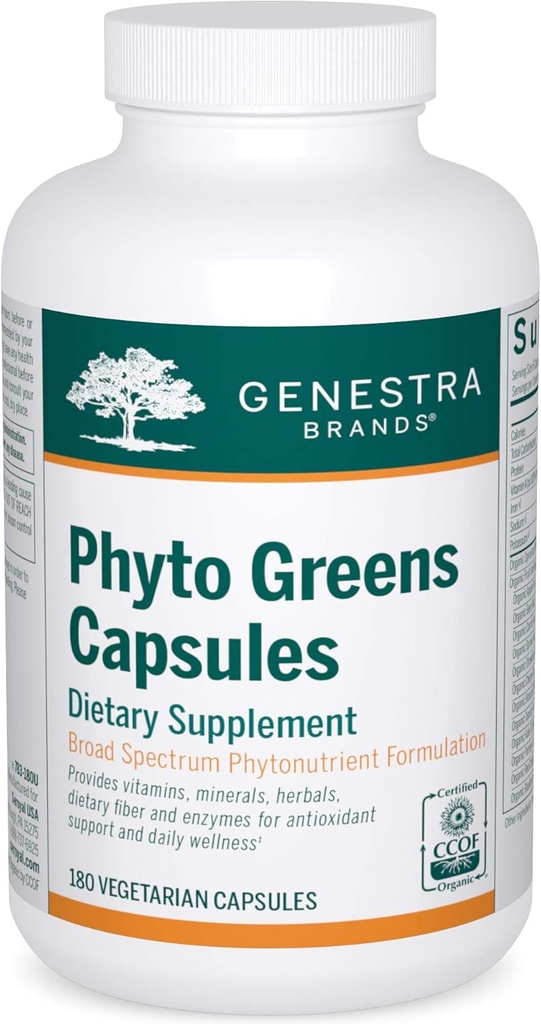 Genestra Marques Capsules de Phyto Greens