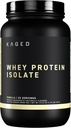 Kaged Whey Protéine Isolate Poudre de Vanille 100% Pure Low Lactose Whey.Après l'entraînement Recovery Drink.