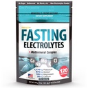 Poudre de supplément d'électrolyte à jeun : Pas de sucre non aromatisé Electrolytes bruts : 50% RDI Magnésium et Potassium avec Trace Minerals.