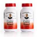 Formules originales de Christopher Lower Bowel Cleanse Formule Capsules - Herbal Laxative Colon Cleanse et Gut Cleanse 100 ct. - Pack de 2