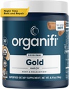 Organifi: Or - Poudre de supplément super-alimentaire - 30 portions - Stress Support, Mieux se reposer, Se détendre et favorise le sommeil reposant - Turmeric et Reishi Infusé