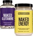 Naked Vegan Energizing Muscle Recovery Bundle: Naked Citrus Energy et 240 capsules de L-Glutamine naked, 1000mg