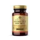 Solgar Vitamine sublinguale B12 1000 mcg - 100 pépites - Non-OGM, végétalien, sans gluten, sans laiterie, casher - 100 portions