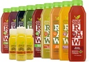 Jus du RAW 9 jours Vitamine-C Nettoyez les jus les plus populaires Nettoyez/Détox / 100% crus Jus pressés à froid (18 bouteilles + 9 coups)