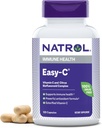 Natrol Easy-C Immune Health, complément alimentaire, soutient la santé immunitaire avec la vitamine C et les bioflavonoïdes, Capsules de Veggie, 500 mg, 120 Compte