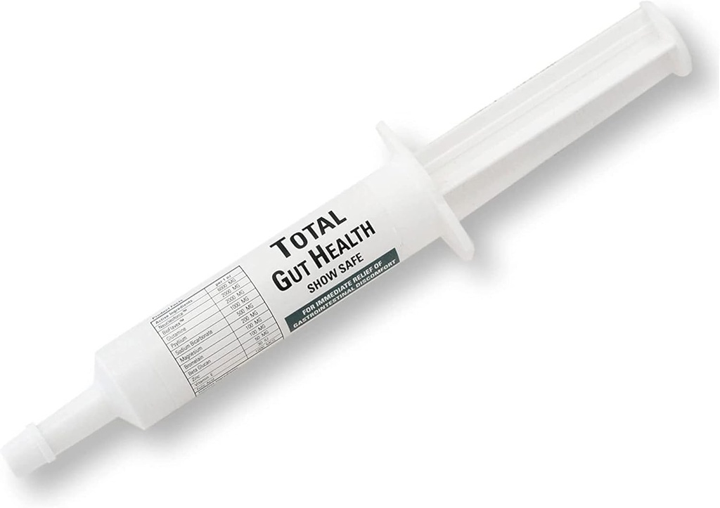 Ramard Total Gut Health Equine Digestive Support - Equine Gut Health Supplement Probiotics for Horses, Healthy Gut Vitamins, Gastric Relief, Optimum Digestive Health for Horses 1oz, 1-Pack