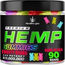Hemp Gummies Premium Hemp Oil Gummy Bears Edibles-Natural Calm, Peace and Relaxation-Promote Sleep, Back-Natural Omega 3 6 9-High Potency Hemp-Made in USA