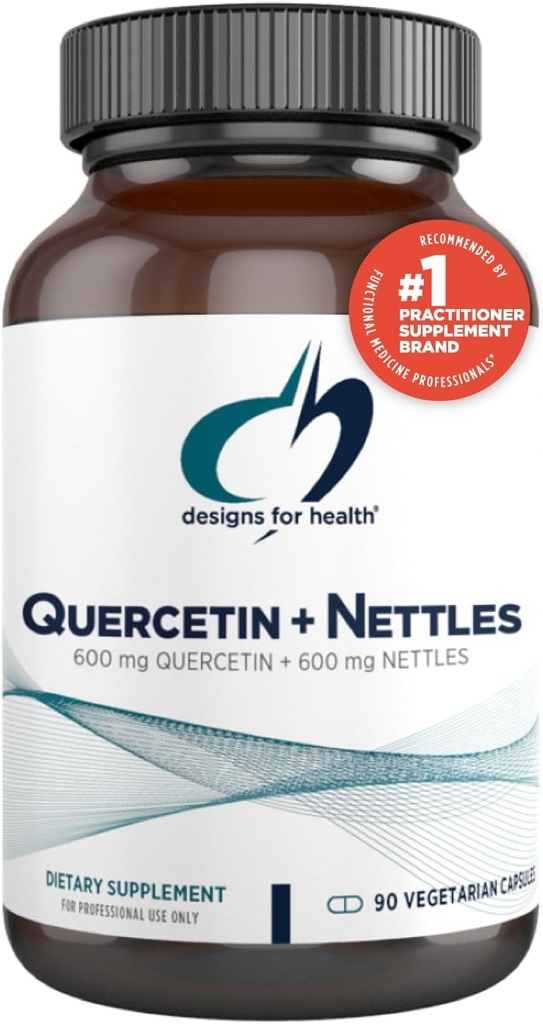 Conceptions pour la santé Quercetin + Supplément d'oie - Feuille d'oie + Suppléments de quercetine avec des flavonoïdes - Antioxydants puissants pour le support immunitaire (90 capsules véganes)