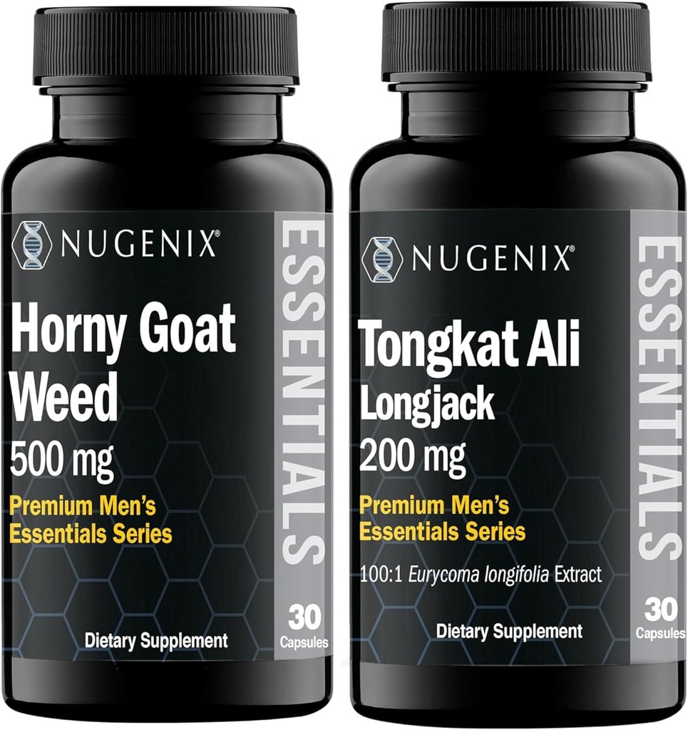 Nugenix Essentials Suppléments à l'herbe et au tongkat Ali