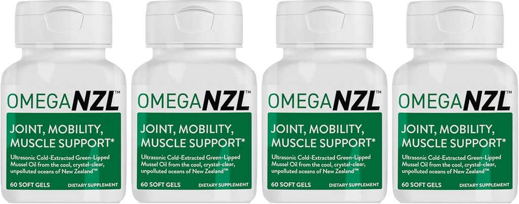 Supplément de soutien pour joint Omega-3 original, meilleur soulagement des muscles naturels, huile de moules à l'état vert, 240 softgels, sans arrière-goût de poisson