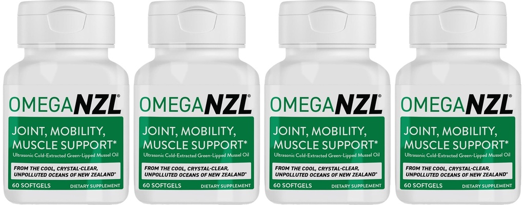 Supplément de soutien pour joint Omega-3 original, meilleur soulagement des muscles naturels, huile de moules à l'état vert, 240 softgels, sans arrière-goût de poisson
