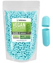 XPRS Nutra Size 1 Empty Capsules - 1000 Count Empty Vegan Capsules - Vegetarian Pills - DIY Vegetable Capsule Filling- Veggie Pill Caps for Do-It-Yourself Supplements (Aqua)