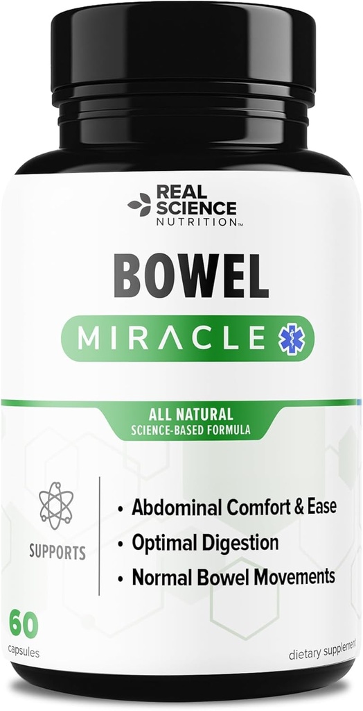 Offre Miracle Bowel: Solution naturelle pour la santé des Guts, Troubles Abdominaux, Formule Bowel Inférieure, Aide IBS et Bloating chronique
