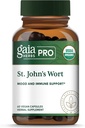 Gaia Herbs Pro St. John's Wort - Supplément de soutien du système immunitaire santé - Supplément santé avec le millepertuis biologique - 60 capsules de phytothérapie liquide (30 portions)