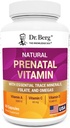 Dr Berg Vitamines prénatales naturelles pour les femmes (vitamines prénatales et allaitantes) - Vitamines prénatales avec folate, vitamines, minéraux, omégas, et 11 Superaliments puissants - Multivitamines prénatales pour femmes - 60 capsules