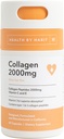 Santé par Habit Collagen Supplément (60 capsules) - Vitamine C et Vitamine E, 2000mg, Collagène Peptides, Absorption supérieure, Soutenir votre peau, Non-OGM, Sans sucre (1 paquet)