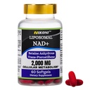 Nikoni Liposomal NAD+ 2000 mg avec TMG et Pterostilbene, soutient le vieillissement en santé-60 Softgels
