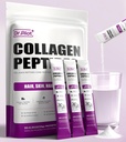 2X Boost Collagen Peptides Poudre pour les articulations de ongles de cheveux de peau Santé, poudre de collagène ultra-haute absorption avec hydrolyse de type 1 et 3 + VC, suppléments de collagène non aromatisés pour les femmes et les hommes, 30 portions