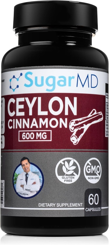 Ceylon Cinnamon Capsules - 60 by SugarMD